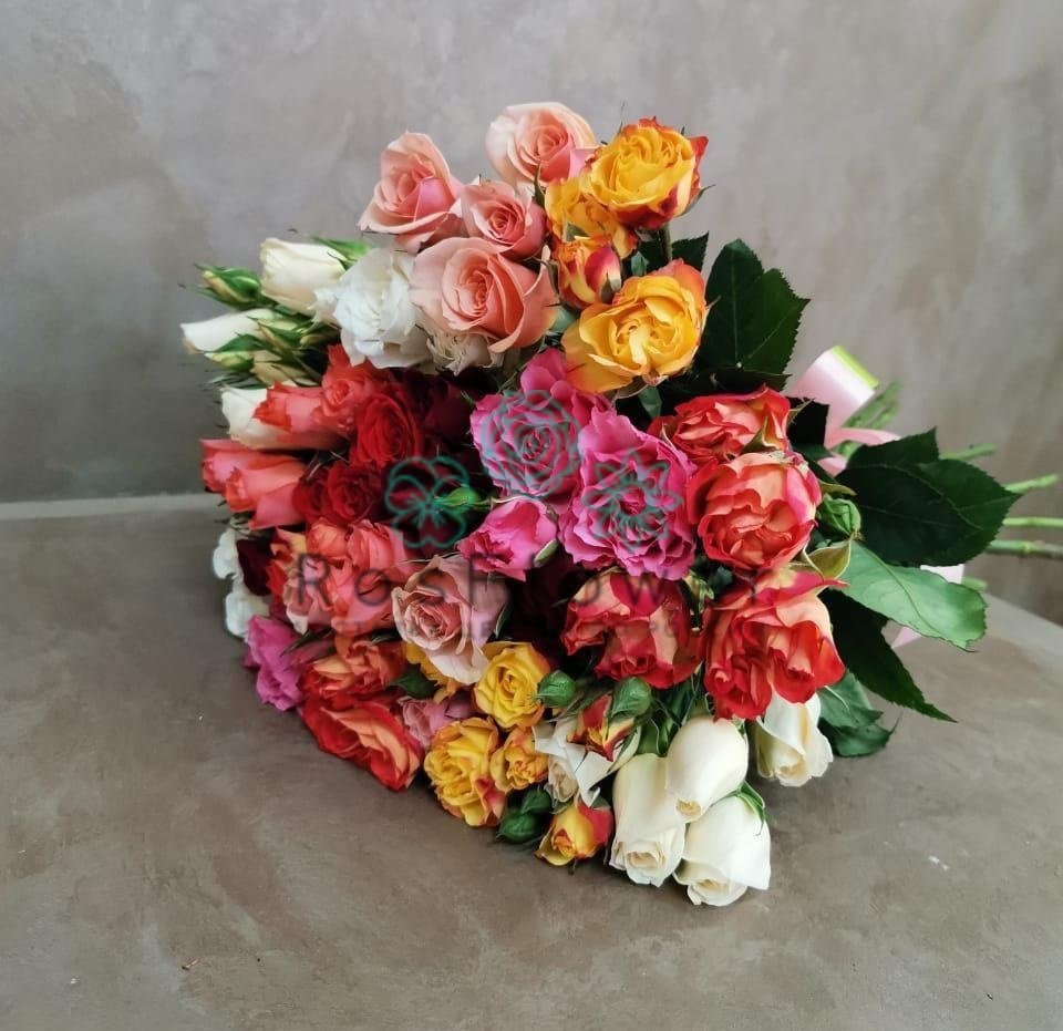 Букет цветов из: Розы в Букановской