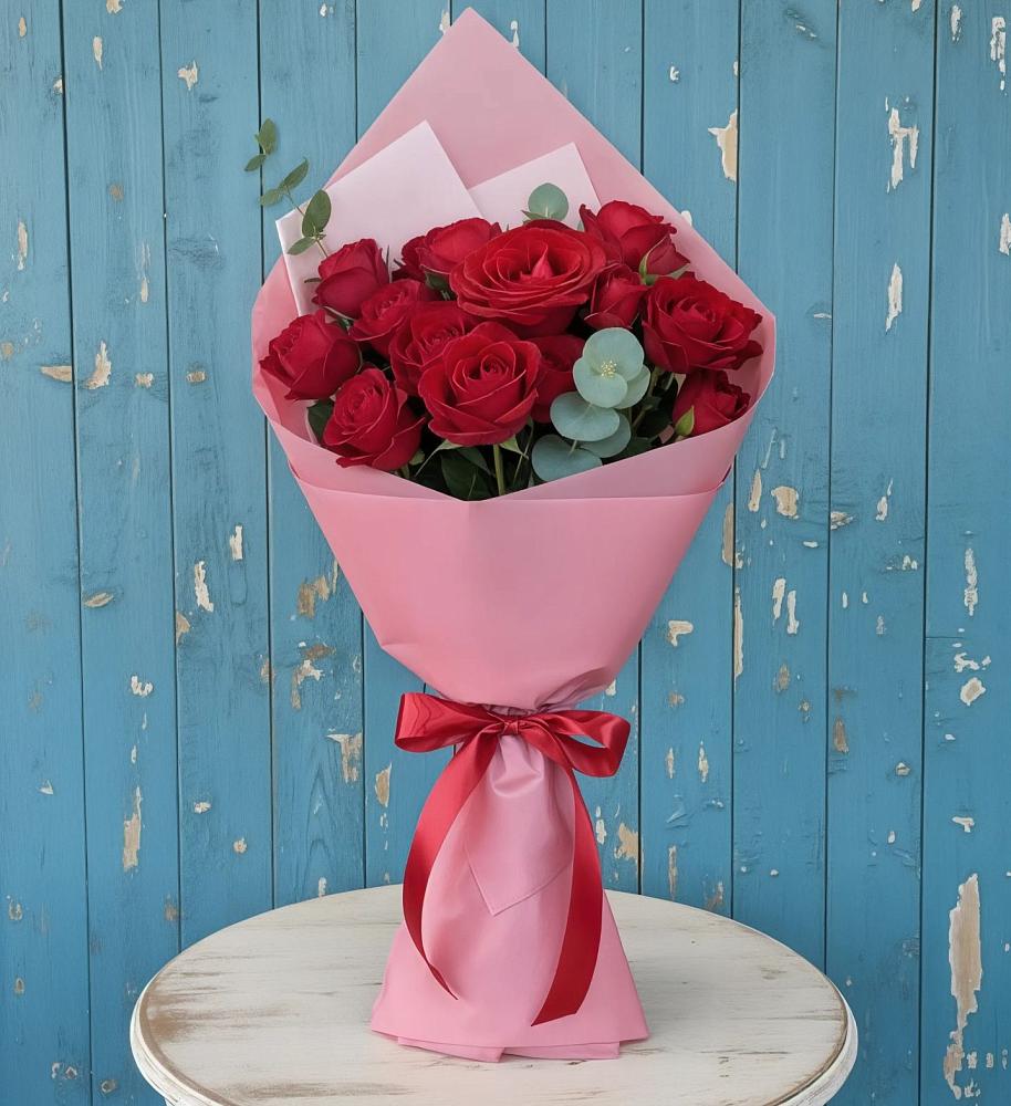 Букет цветов из: Розы в Букановской