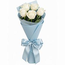 Букет 5 Белых роз Проуд #REPLACE_PRED# Букановской