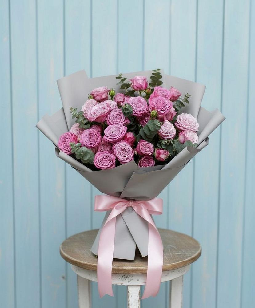 Букет цветов из: Розы в Букановской