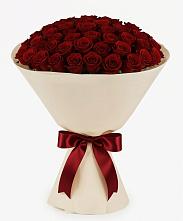 Букет 101 Бордовая роза Блэк Бакарра в Букановской