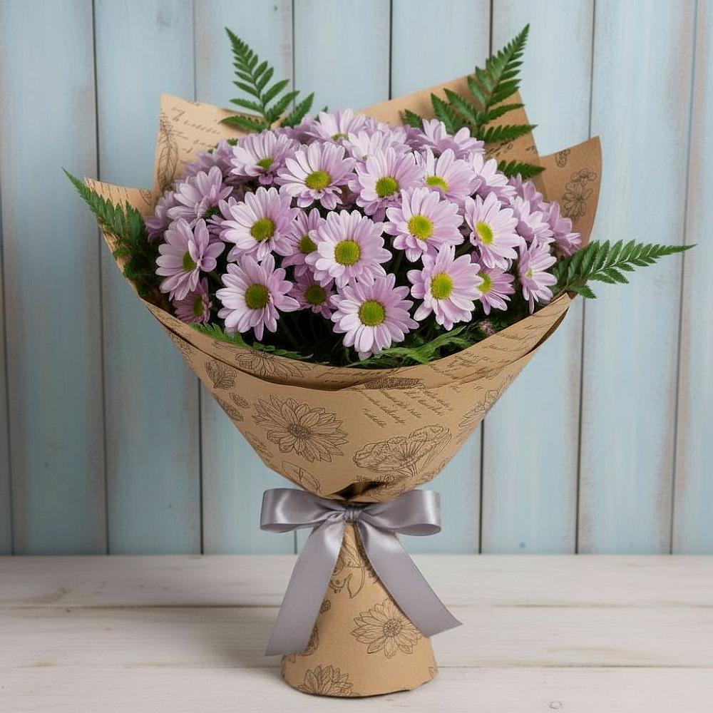 Букет цветов из: Хризантемы в Букановской