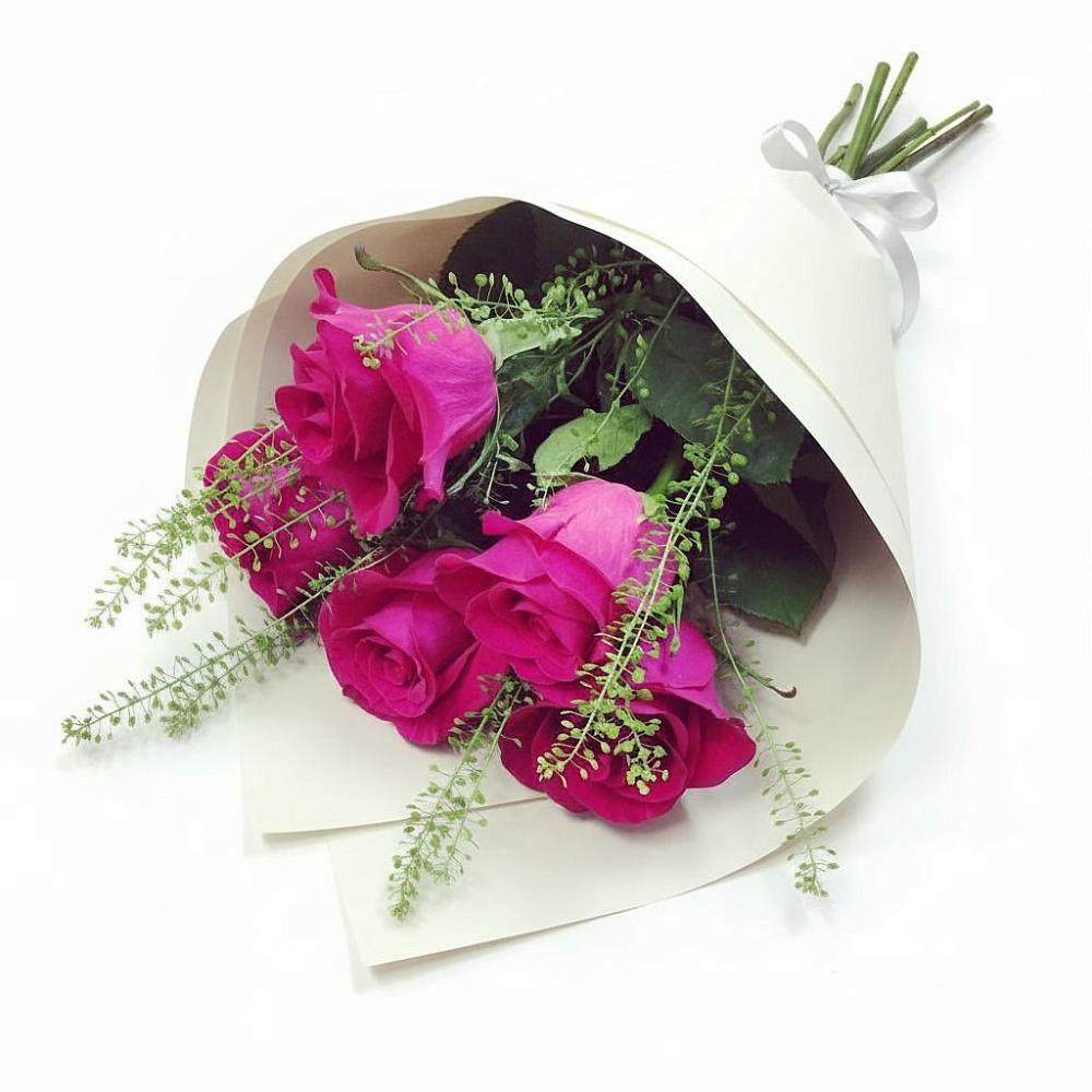 Букет цветов из: Розы в Букановской