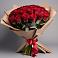Букет 25 Красных роз Лотус в Букановской