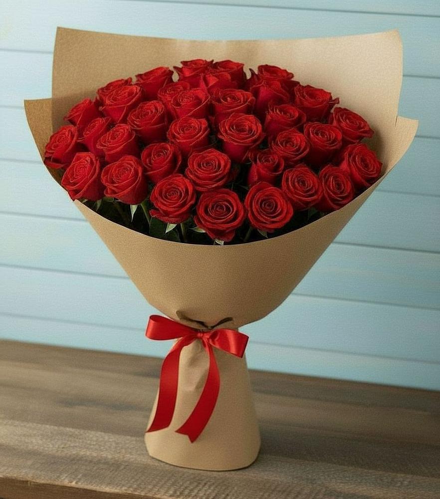 Букет Красные розы Милано в Букановской