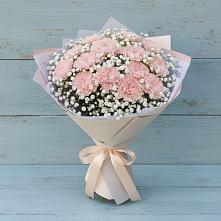 Букет цветов из:  Гвоздики в Букановской