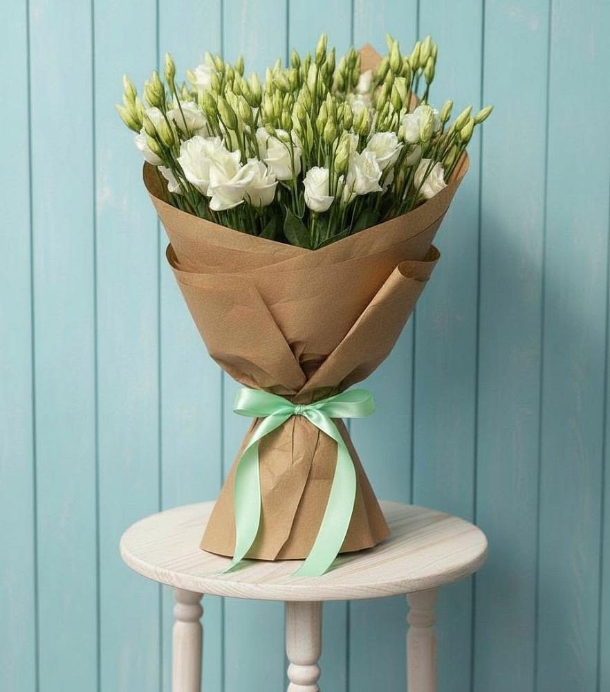 Букет цветов из: Лизиантусы в Букановской