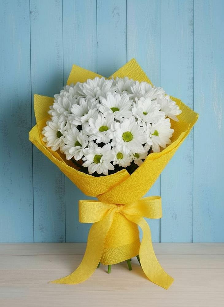 Букет цветов из: Хризантемы в Букановской