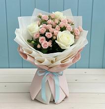 Букет цветов из:  Розы в Букановской