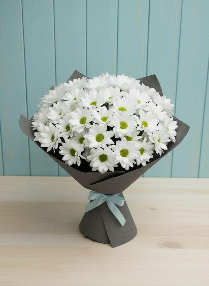 Букет цветов из: Хризантемы в Букановской