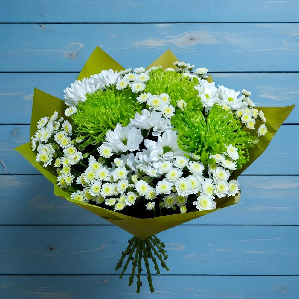 Букет цветов из: Хризантемы в Букановской