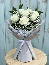 Букет цветов из:  Розы в Букановской