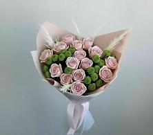 Букет цветов из:  Розы и Хризантемы в Букановской