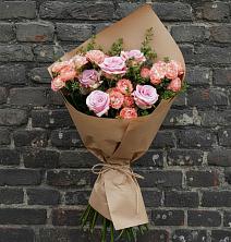 Букет цветов из:  Розы в Букановской