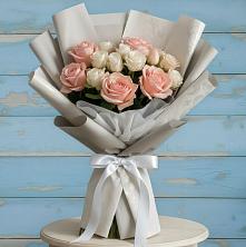 Букет цветов из:  Розы в Букановской