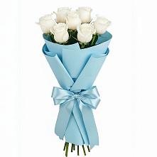 Букет 7 белых роз Проуд #REPLACE_PRED# Букановской