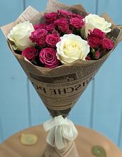 Букет цветов из:  Розы в Букановской