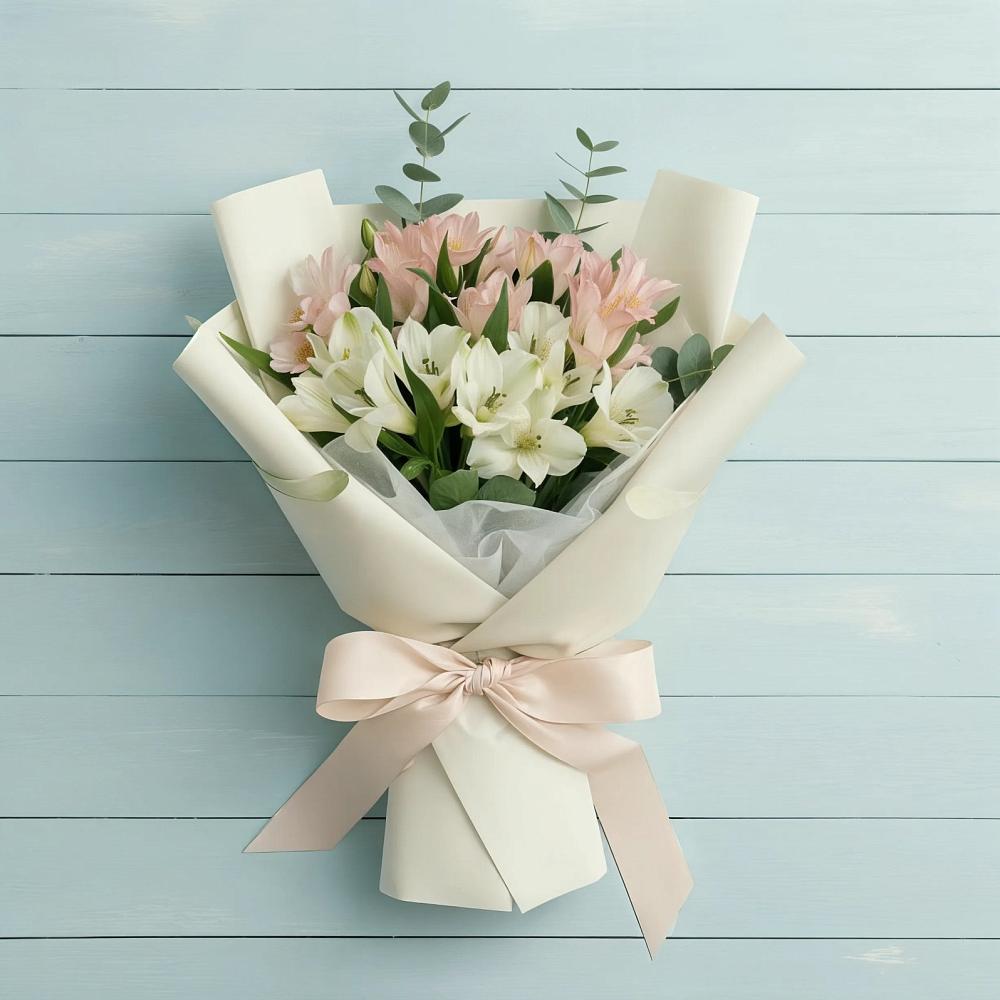 Букет цветов из: Альстромерии в Букановской