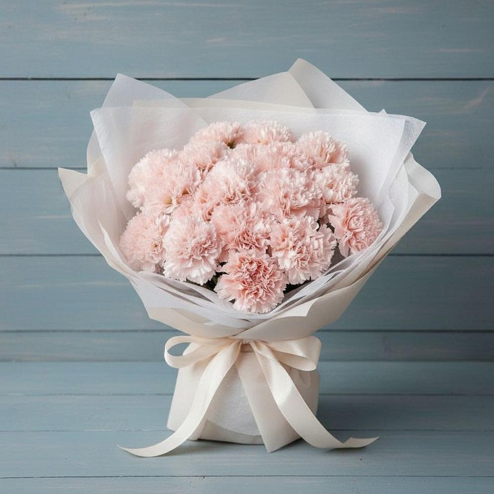 Букет цветов из: Гвоздики в Букановской