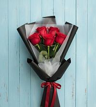 Букет цветов из:  Розы в Букановской