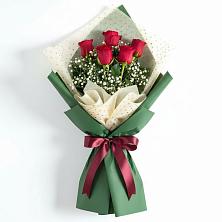Букет цветов из:  Розы в Букановской