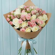 Букет цветов из:  Розы в Букановской