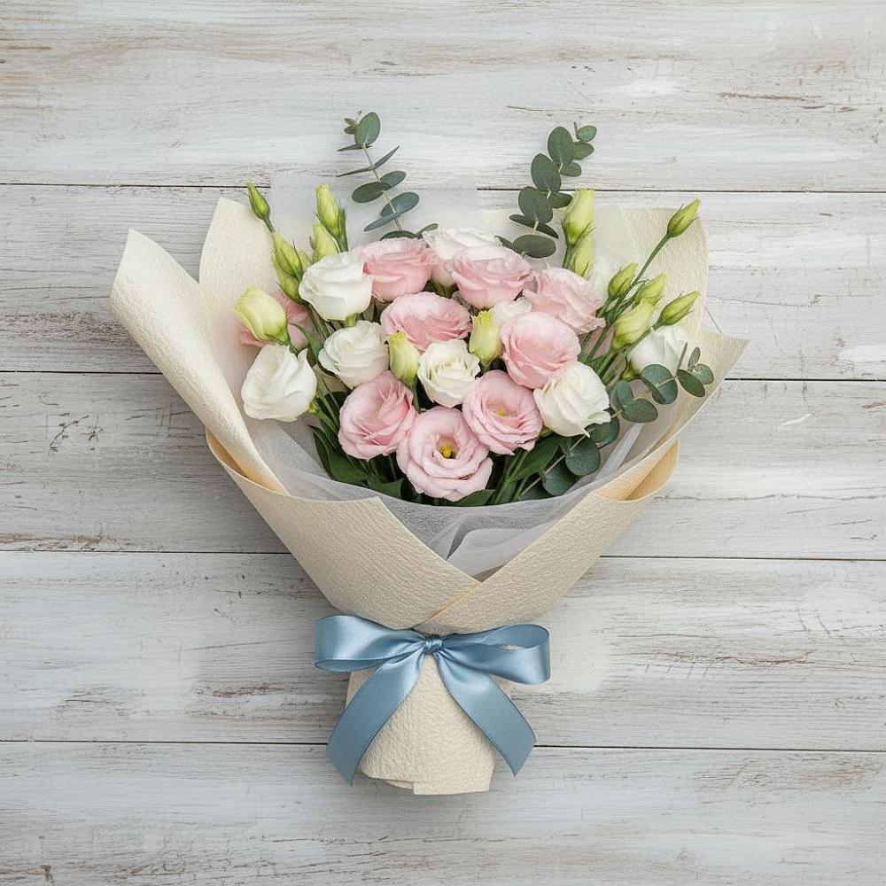 Букет цветов из: Лизиантусы в Букановской